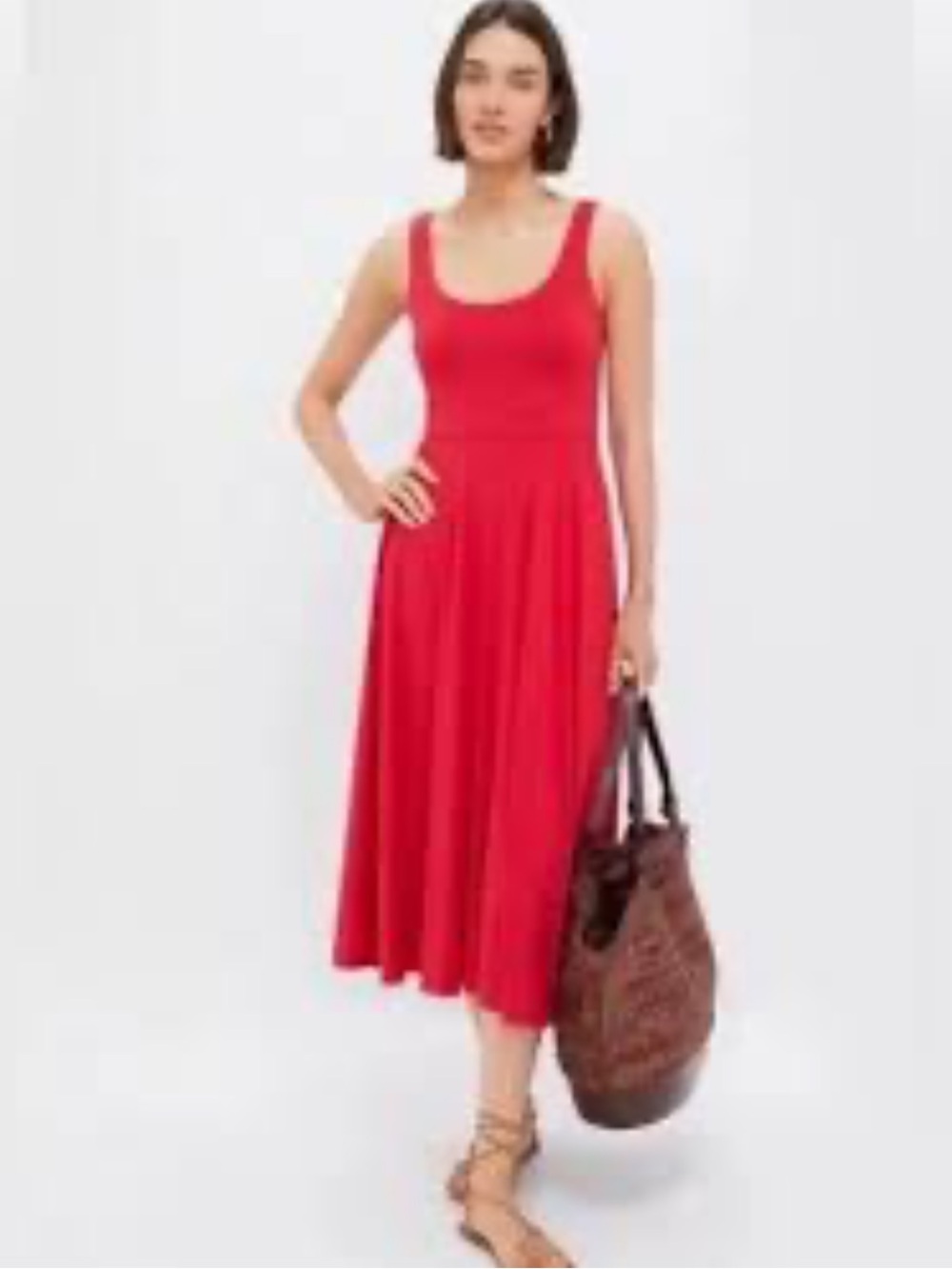 Tuckernuck Pommander Place Red Tank Dress